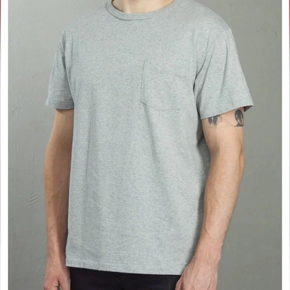 NWOT Lettered Sportswear Velva Sheen Heather Gray Men’s Tee T-shirt Size Large - Picture 3 of 9